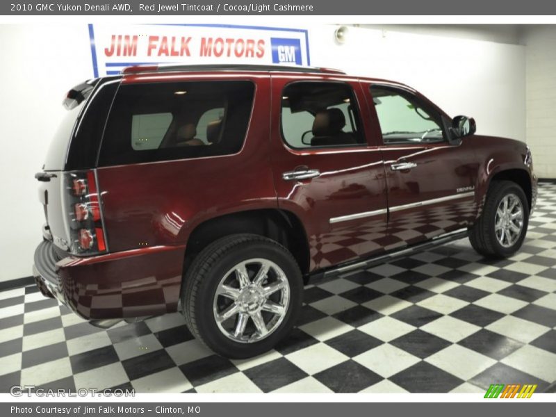 Red Jewel Tintcoat / Cocoa/Light Cashmere 2010 GMC Yukon Denali AWD