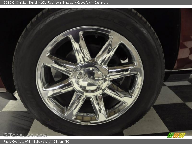 Red Jewel Tintcoat / Cocoa/Light Cashmere 2010 GMC Yukon Denali AWD