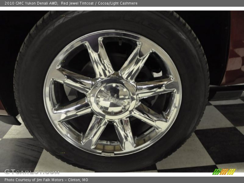 Red Jewel Tintcoat / Cocoa/Light Cashmere 2010 GMC Yukon Denali AWD