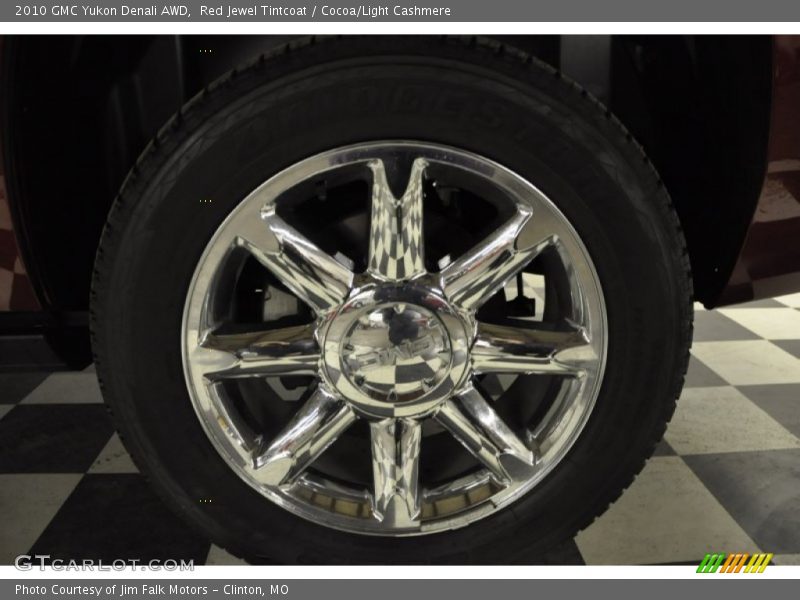 Red Jewel Tintcoat / Cocoa/Light Cashmere 2010 GMC Yukon Denali AWD