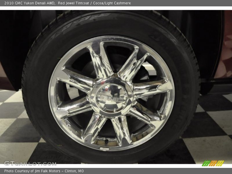 Red Jewel Tintcoat / Cocoa/Light Cashmere 2010 GMC Yukon Denali AWD