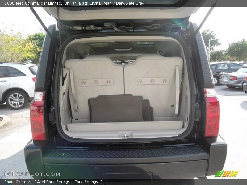 Brilliant Black Crystal Pearl / Dark Slate Gray 2008 Jeep Commander Limited