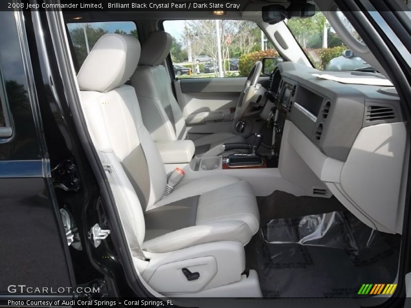 Brilliant Black Crystal Pearl / Dark Slate Gray 2008 Jeep Commander Limited