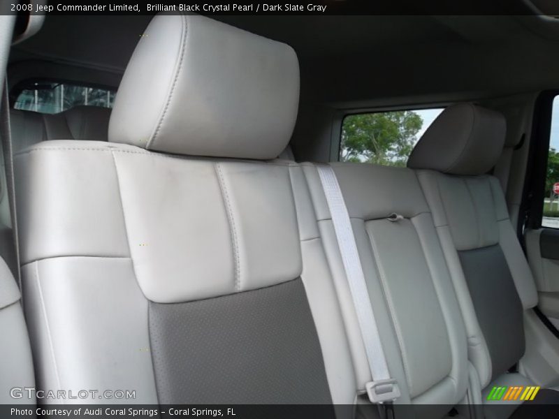 Brilliant Black Crystal Pearl / Dark Slate Gray 2008 Jeep Commander Limited