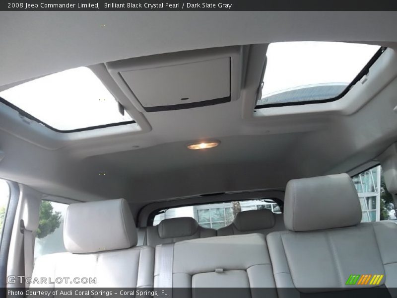 Brilliant Black Crystal Pearl / Dark Slate Gray 2008 Jeep Commander Limited