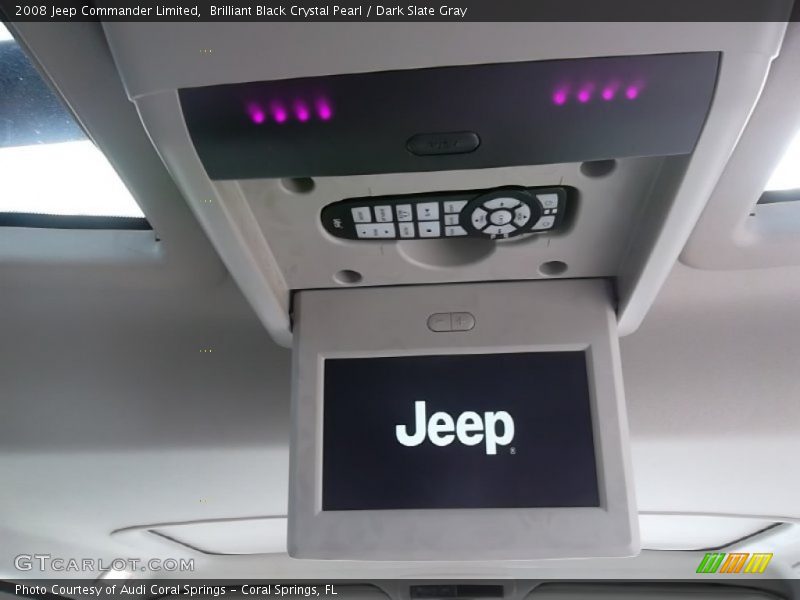 Brilliant Black Crystal Pearl / Dark Slate Gray 2008 Jeep Commander Limited