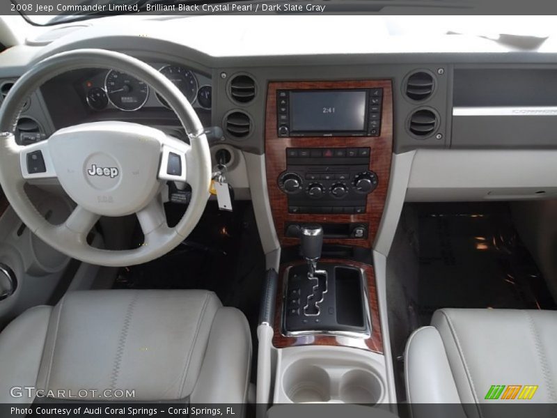 Brilliant Black Crystal Pearl / Dark Slate Gray 2008 Jeep Commander Limited