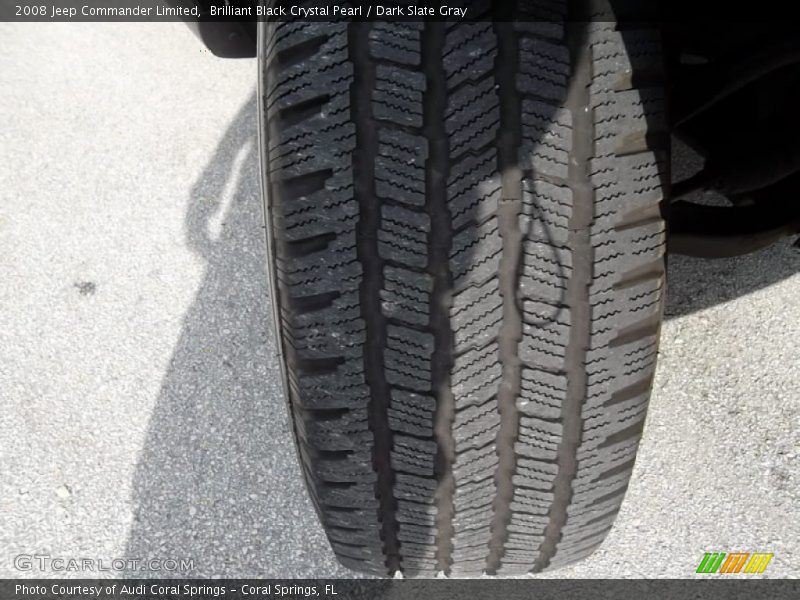 Brilliant Black Crystal Pearl / Dark Slate Gray 2008 Jeep Commander Limited