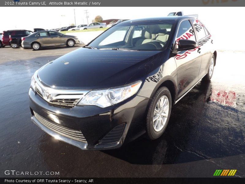 Attitude Black Metallic / Ivory 2012 Toyota Camry LE