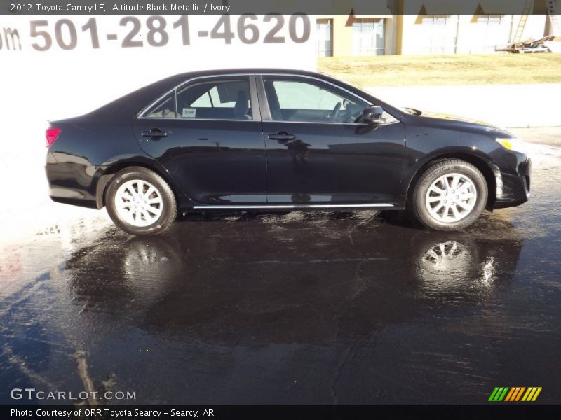 Attitude Black Metallic / Ivory 2012 Toyota Camry LE