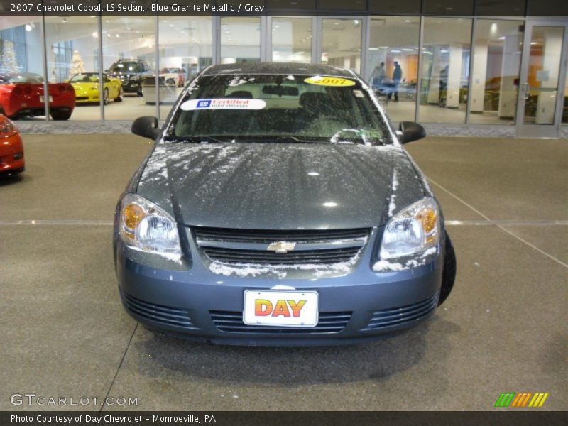 Blue Granite Metallic / Gray 2007 Chevrolet Cobalt LS Sedan