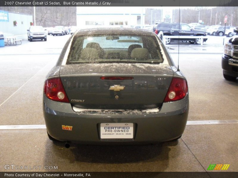 Blue Granite Metallic / Gray 2007 Chevrolet Cobalt LS Sedan