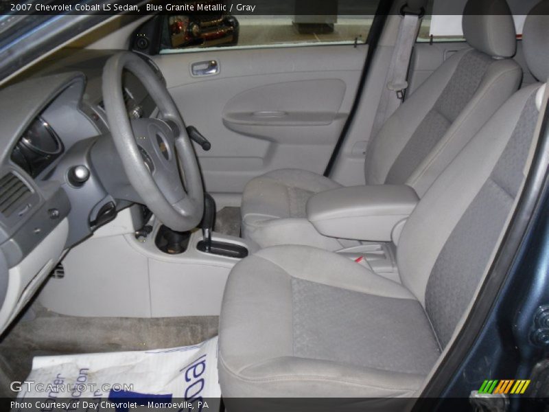 Blue Granite Metallic / Gray 2007 Chevrolet Cobalt LS Sedan