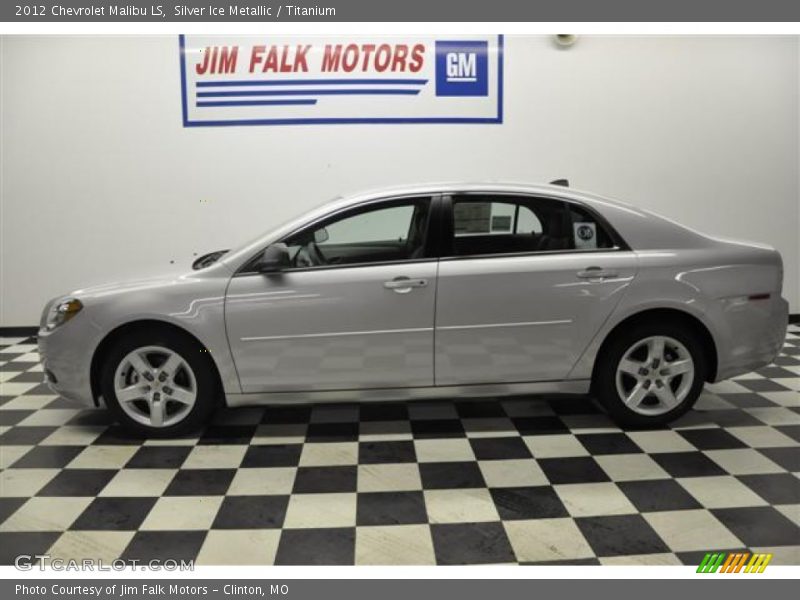 Silver Ice Metallic / Titanium 2012 Chevrolet Malibu LS