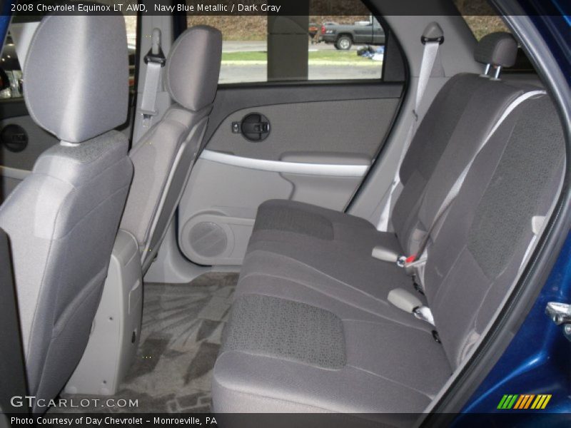 Navy Blue Metallic / Dark Gray 2008 Chevrolet Equinox LT AWD