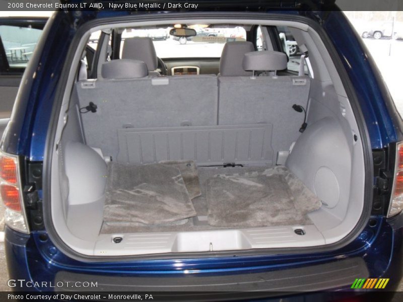 Navy Blue Metallic / Dark Gray 2008 Chevrolet Equinox LT AWD