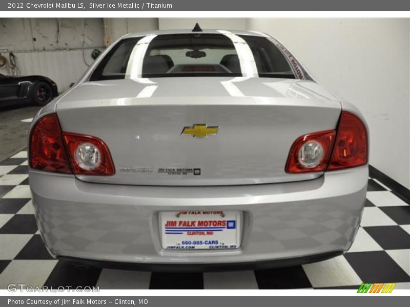 Silver Ice Metallic / Titanium 2012 Chevrolet Malibu LS