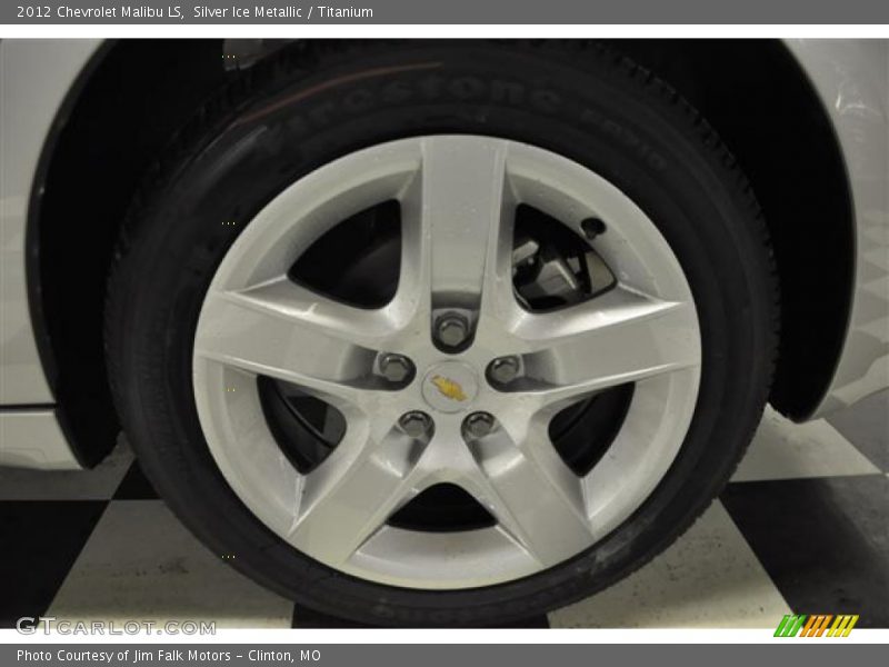 Silver Ice Metallic / Titanium 2012 Chevrolet Malibu LS