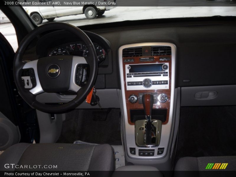 Navy Blue Metallic / Dark Gray 2008 Chevrolet Equinox LT AWD