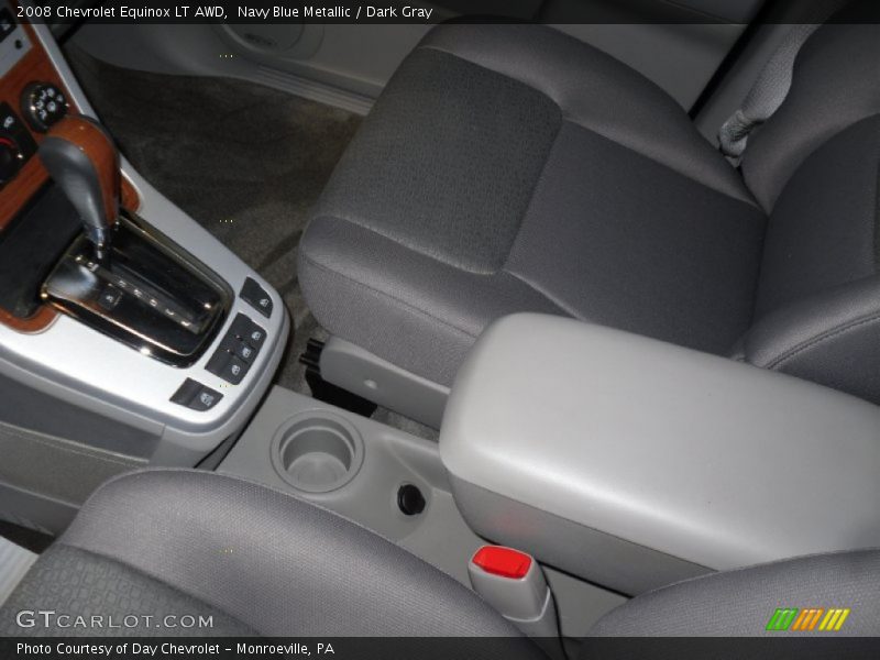 Navy Blue Metallic / Dark Gray 2008 Chevrolet Equinox LT AWD