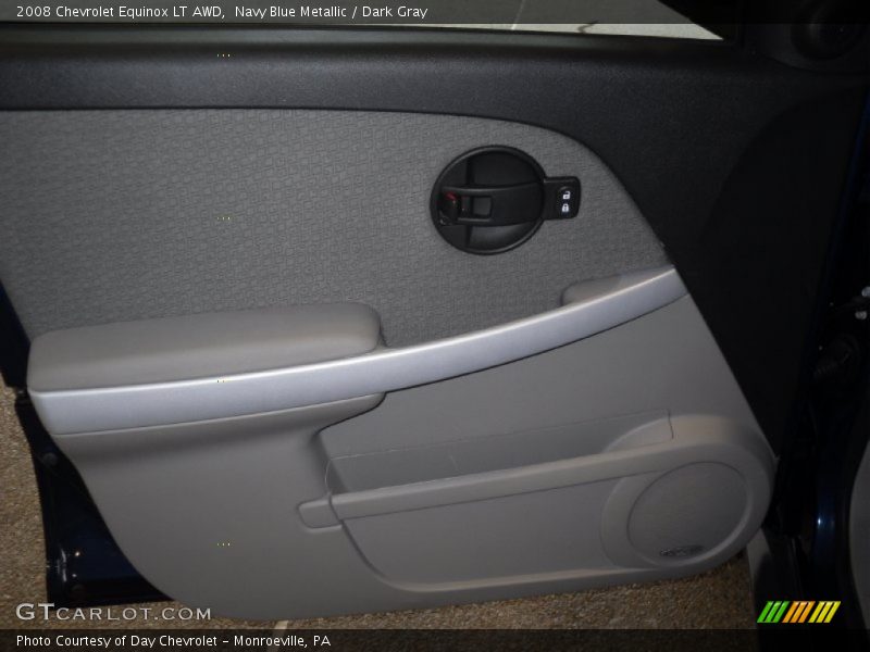 Navy Blue Metallic / Dark Gray 2008 Chevrolet Equinox LT AWD