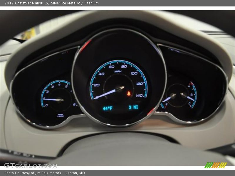 Silver Ice Metallic / Titanium 2012 Chevrolet Malibu LS