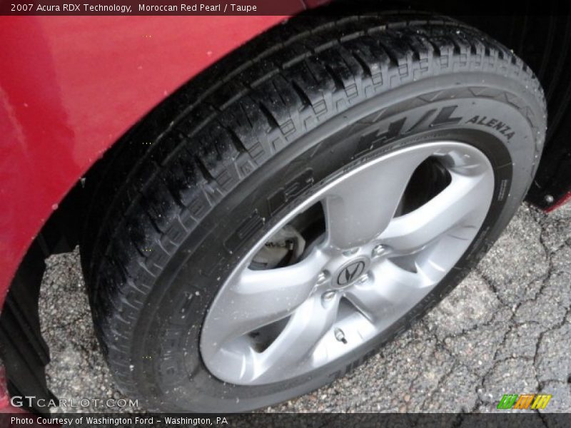 Moroccan Red Pearl / Taupe 2007 Acura RDX Technology