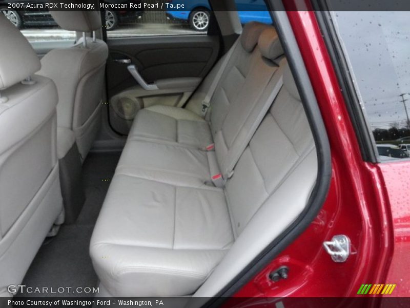 Moroccan Red Pearl / Taupe 2007 Acura RDX Technology