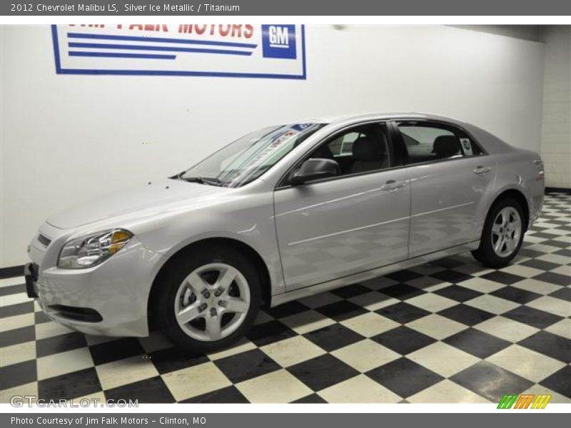 Silver Ice Metallic / Titanium 2012 Chevrolet Malibu LS