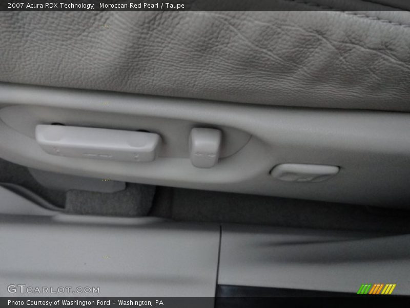 Moroccan Red Pearl / Taupe 2007 Acura RDX Technology