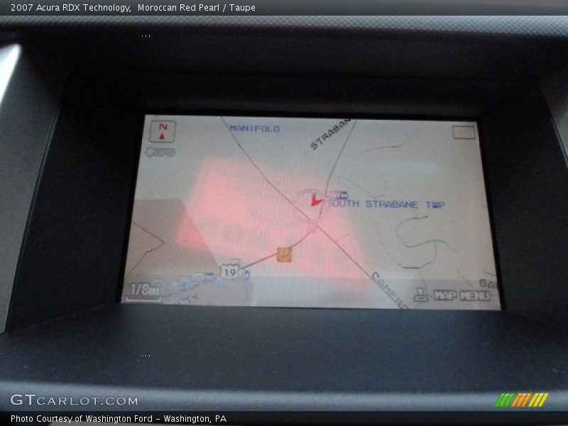 Moroccan Red Pearl / Taupe 2007 Acura RDX Technology