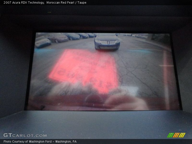Moroccan Red Pearl / Taupe 2007 Acura RDX Technology