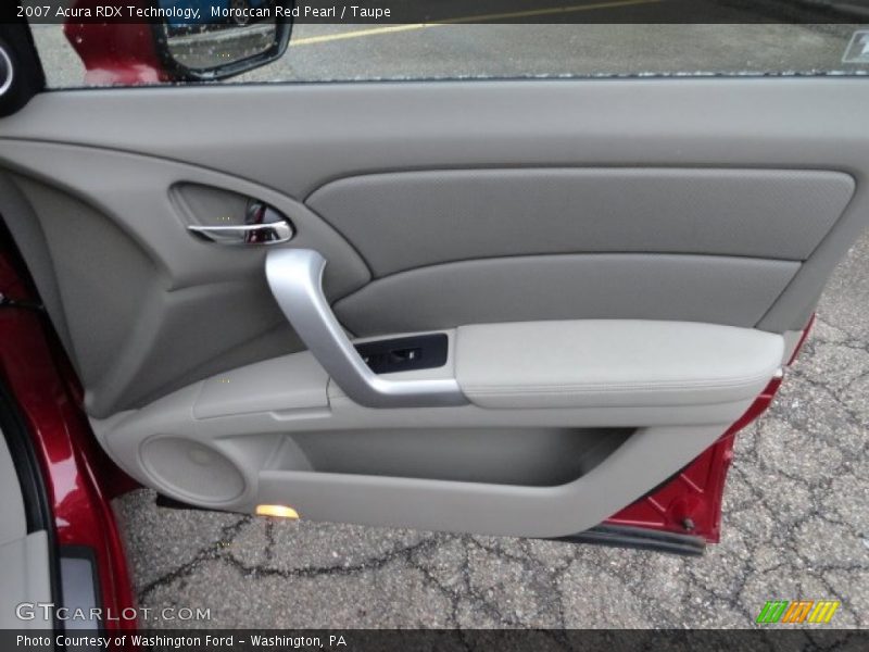 Moroccan Red Pearl / Taupe 2007 Acura RDX Technology