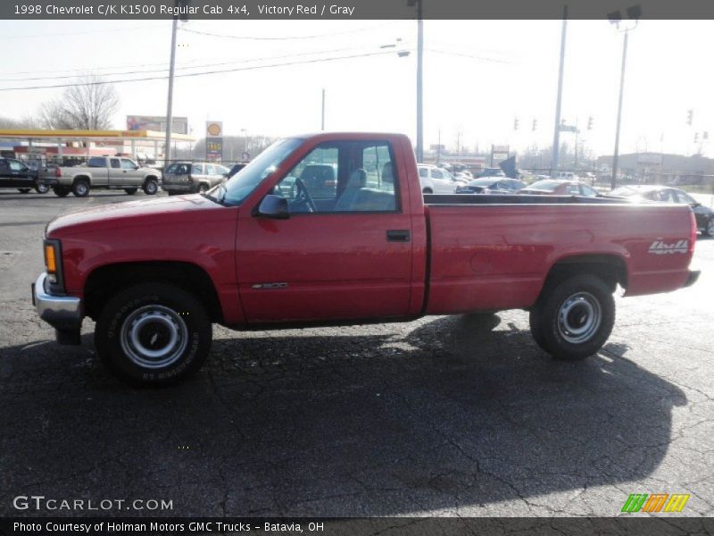 Victory Red / Gray 1998 Chevrolet C/K K1500 Regular Cab 4x4