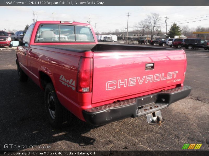 Victory Red / Gray 1998 Chevrolet C/K K1500 Regular Cab 4x4