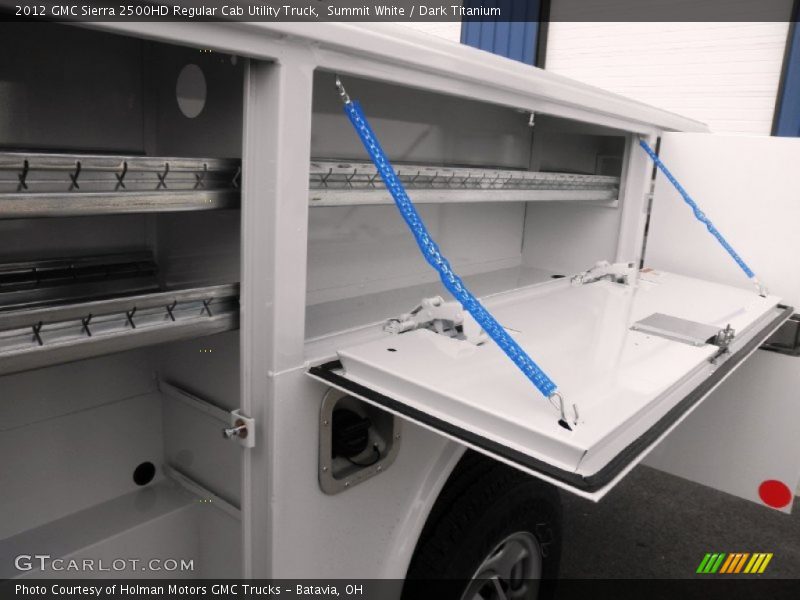 Summit White / Dark Titanium 2012 GMC Sierra 2500HD Regular Cab Utility Truck
