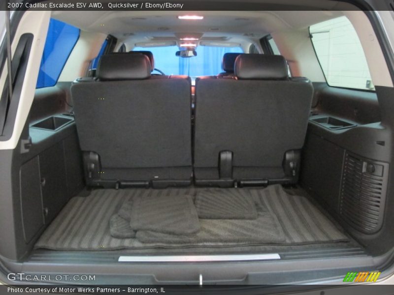 Quicksilver / Ebony/Ebony 2007 Cadillac Escalade ESV AWD