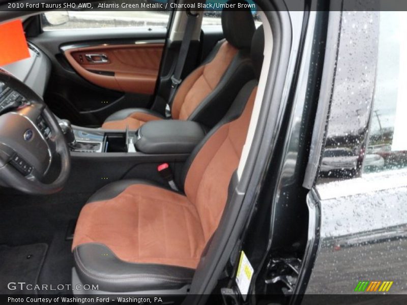  2010 Taurus SHO AWD Charcoal Black/Umber Brown Interior