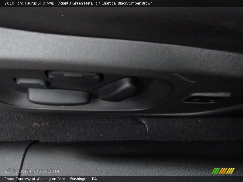 Atlantis Green Metallic / Charcoal Black/Umber Brown 2010 Ford Taurus SHO AWD