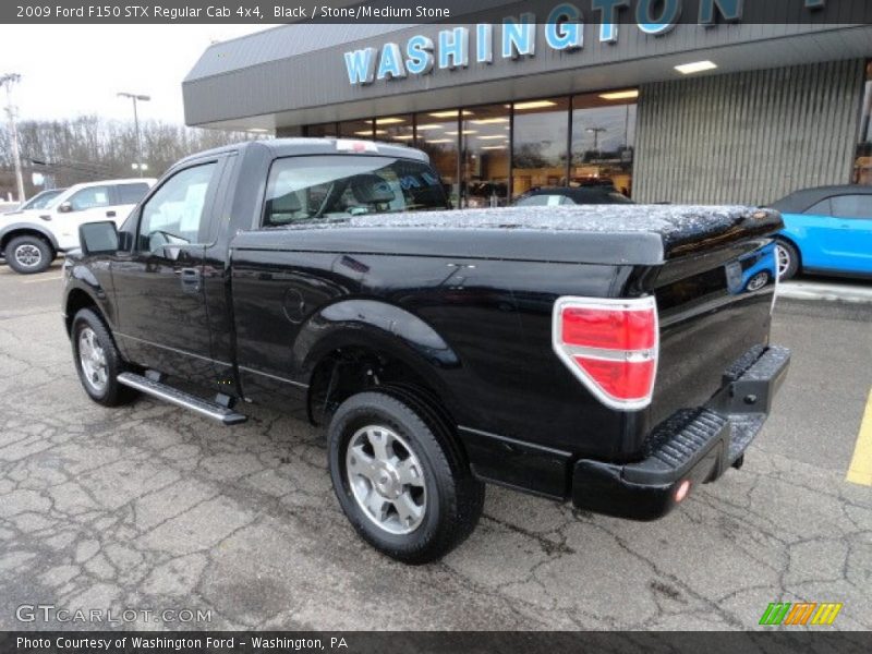 Black / Stone/Medium Stone 2009 Ford F150 STX Regular Cab 4x4