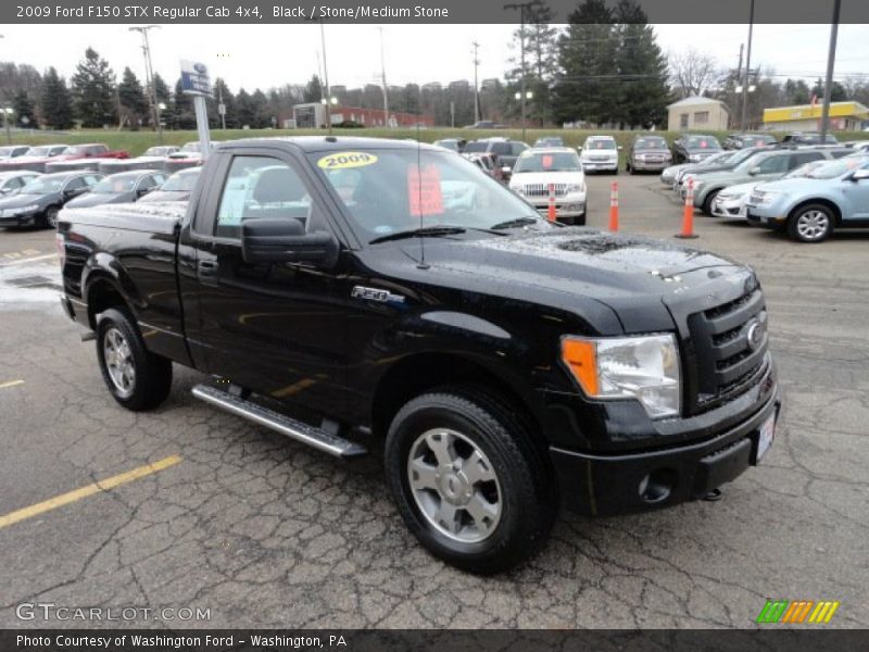 Front 3/4 View of 2009 F150 STX Regular Cab 4x4