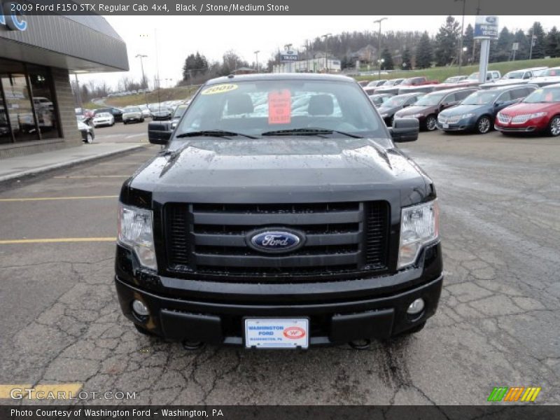 Black / Stone/Medium Stone 2009 Ford F150 STX Regular Cab 4x4