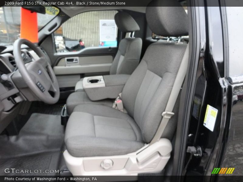  2009 F150 STX Regular Cab 4x4 Stone/Medium Stone Interior