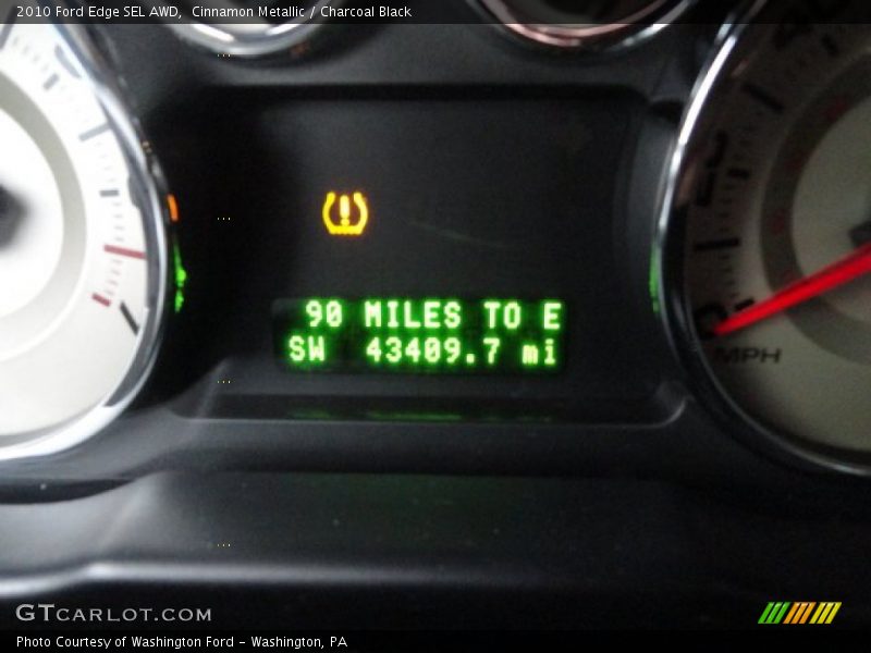 Cinnamon Metallic / Charcoal Black 2010 Ford Edge SEL AWD