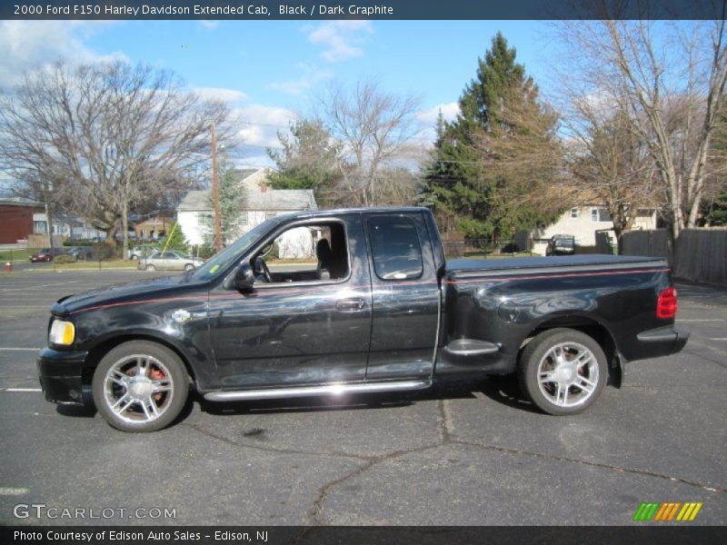 Black / Dark Graphite 2000 Ford F150 Harley Davidson Extended Cab