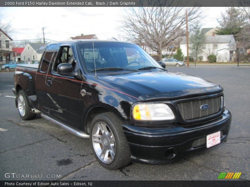 Black / Dark Graphite 2000 Ford F150 Harley Davidson Extended Cab