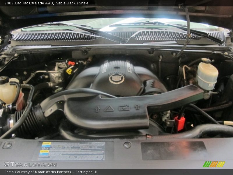 Sable Black / Shale 2002 Cadillac Escalade AWD