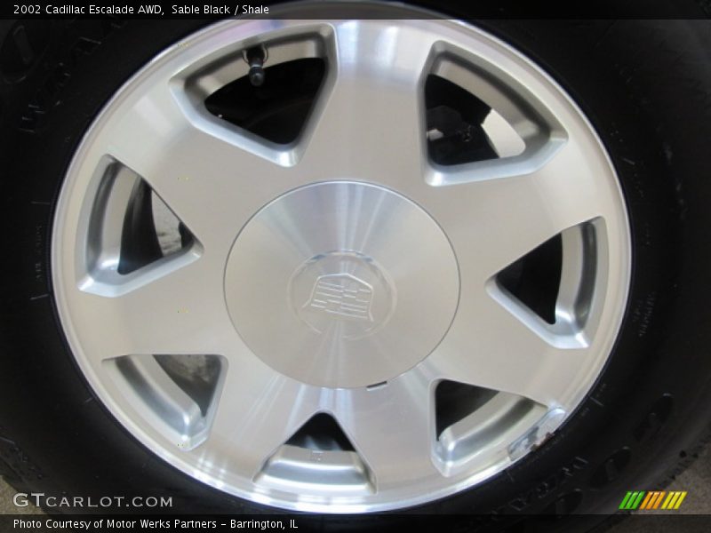 Sable Black / Shale 2002 Cadillac Escalade AWD