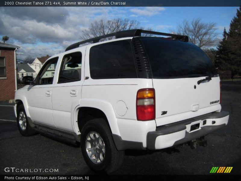 Summit White / Gray/Dark Charcoal 2003 Chevrolet Tahoe Z71 4x4