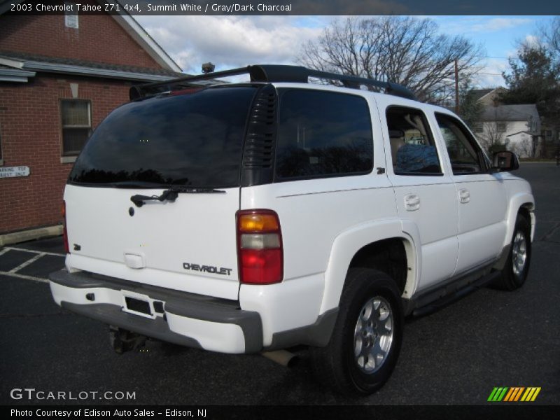 Summit White / Gray/Dark Charcoal 2003 Chevrolet Tahoe Z71 4x4